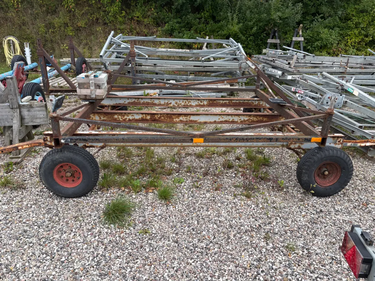 Billede 3 - Bådvogn kraftig til motorbåd