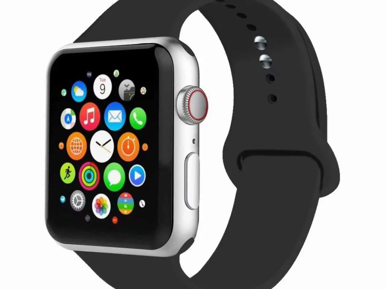 Billede 2 - Sportsrem til Apple Watch – Silikone & Justerbar