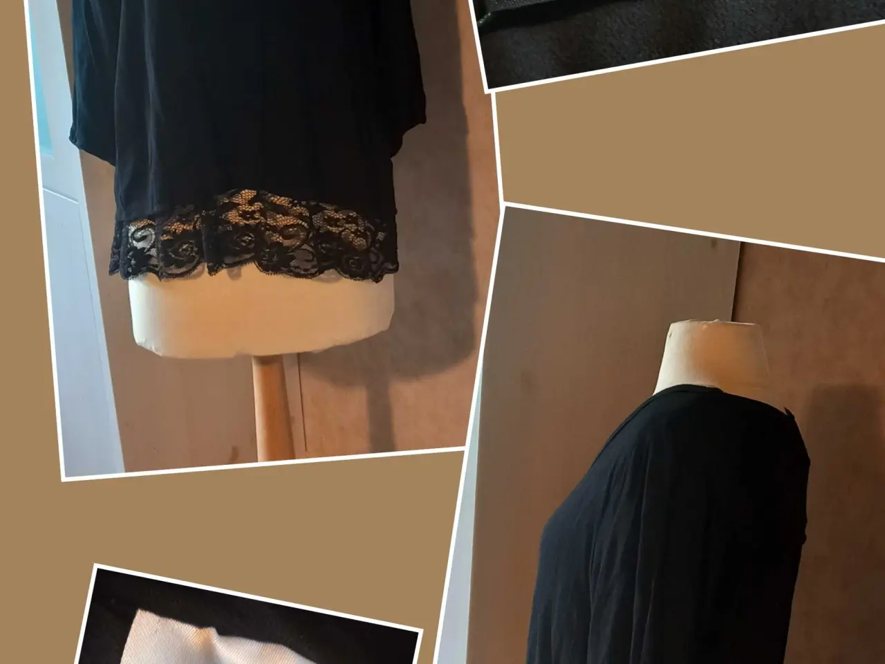 Billede 5 - Sort top/ bluse str 42