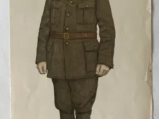 C.L.Seifert billede Danske Uniformer. Frivillige K