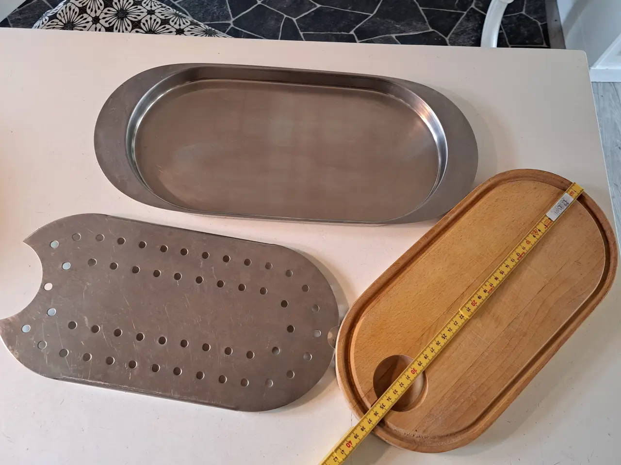 Billede 1 - Stelton fiskefad m skærebræt