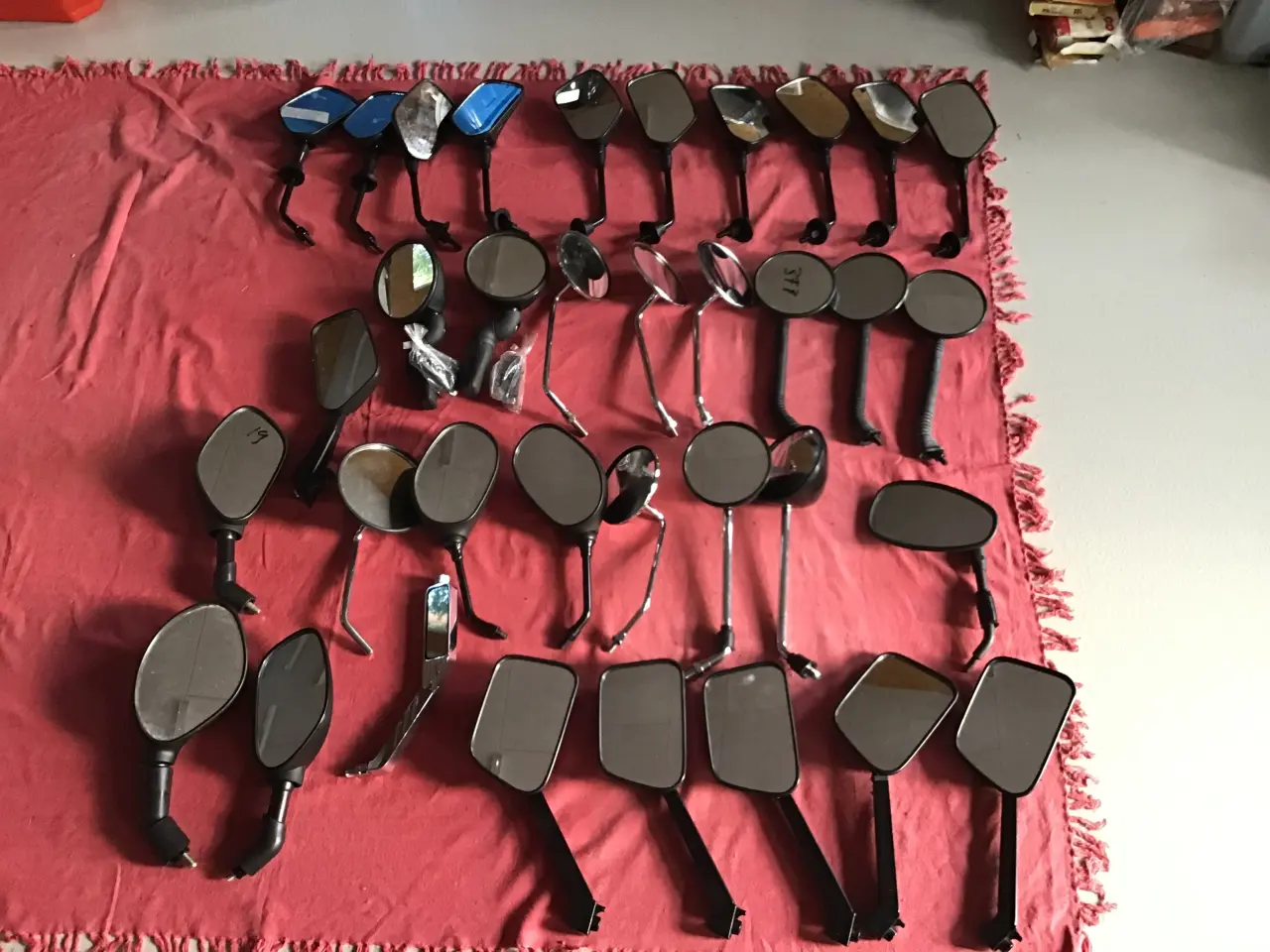 Billede 1 - Nye Scooterspejle, samlet pris