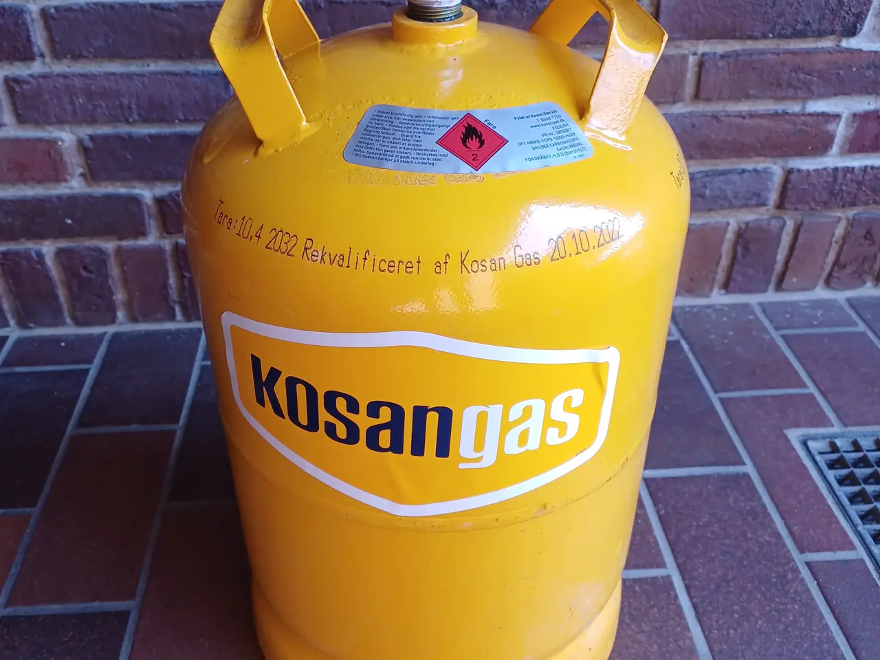 Billede 1 - 2 stk. nye 11 kg gasflaske sælges. Pris pr. stk
