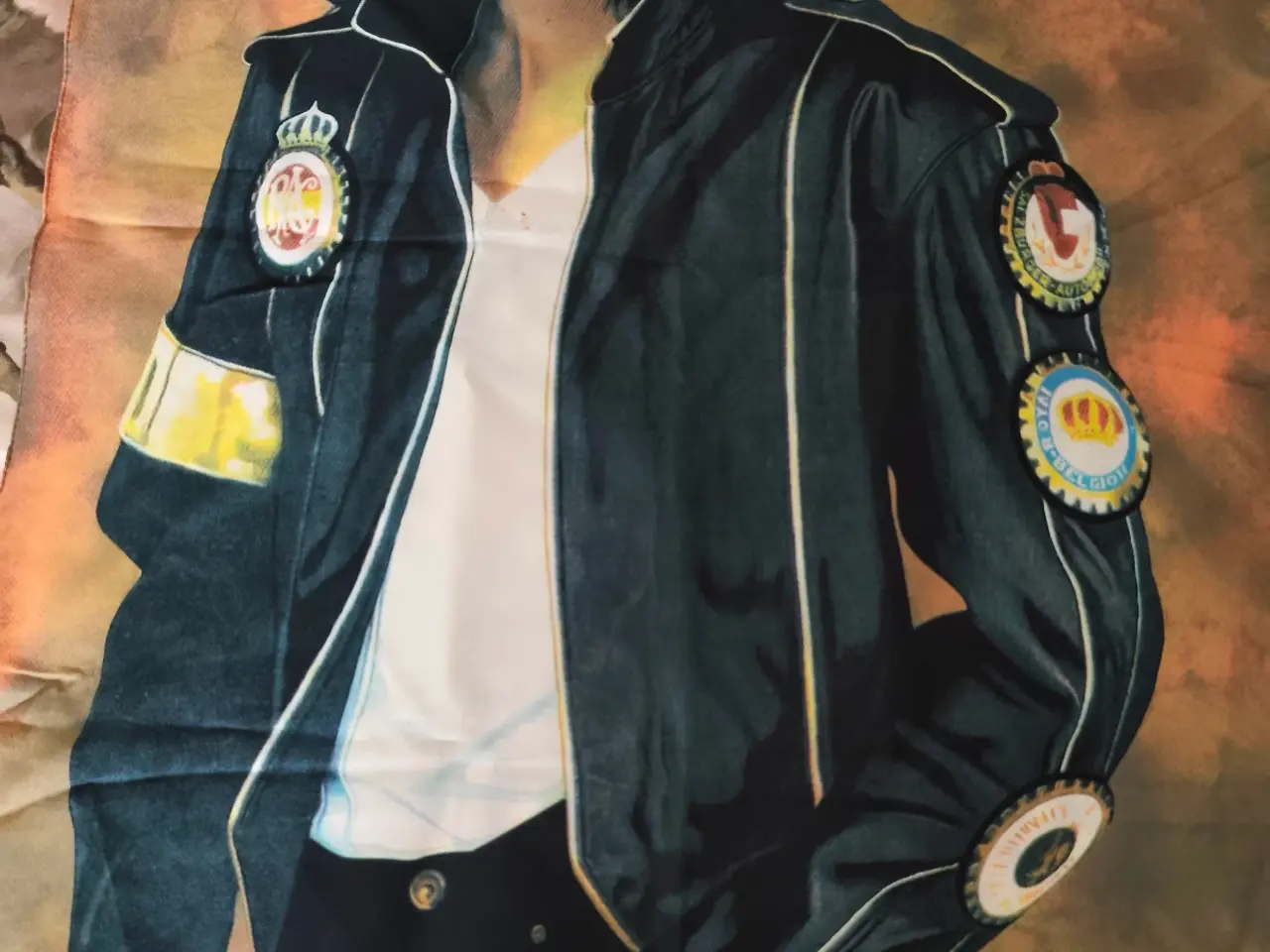 Billede 2 - Langt stort flag med Michael Jackson 