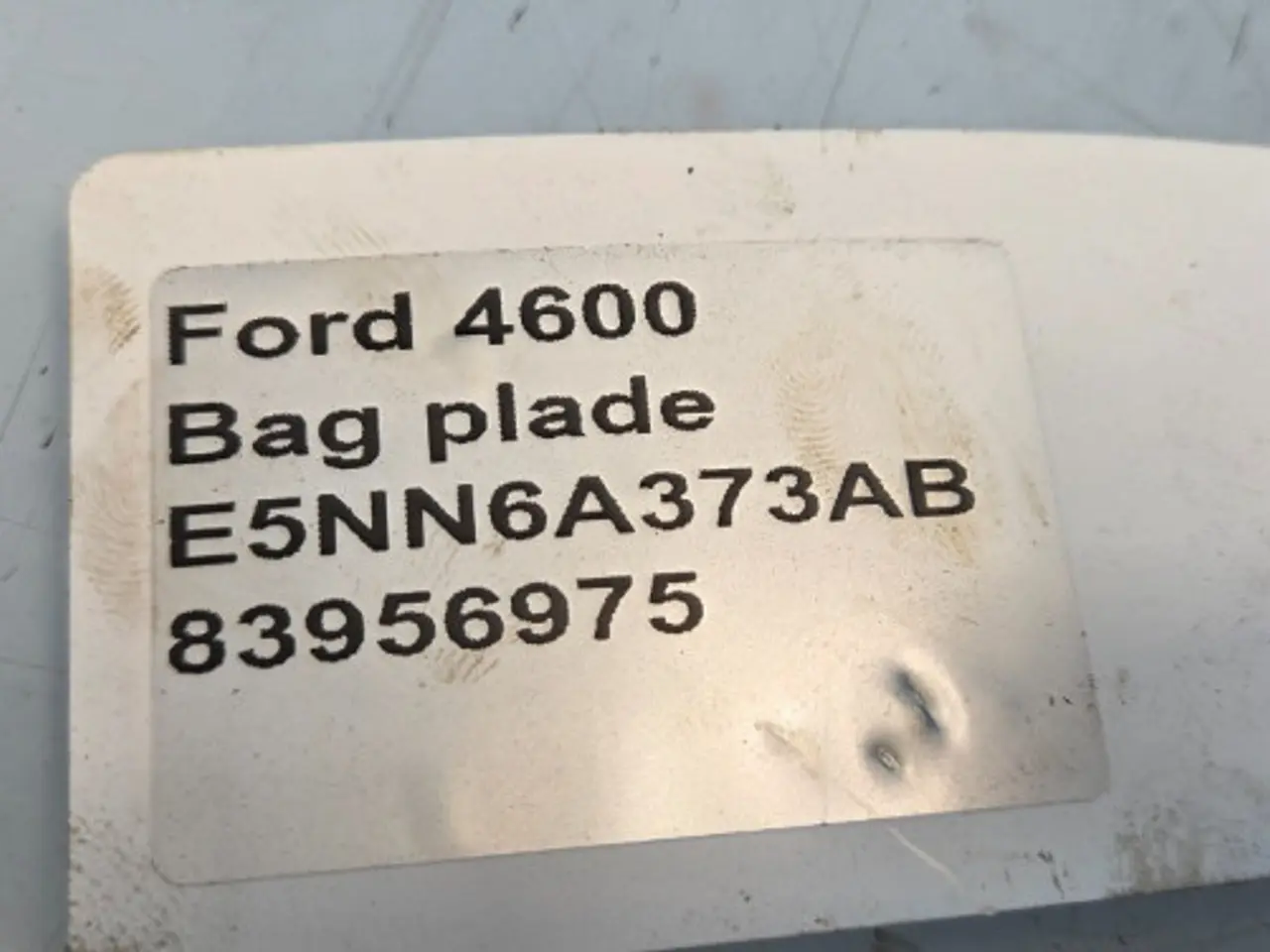 Billede 11 - Ford BSD333 Motor Plade E5NN6A373AB
