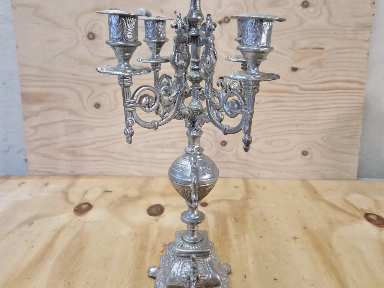 Billede 7 - 2 femarmede kandelabere 44 cm høj