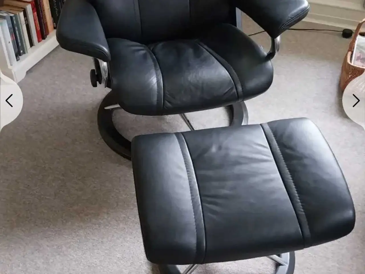 Billede 2 - Skøn Stressless stol str M