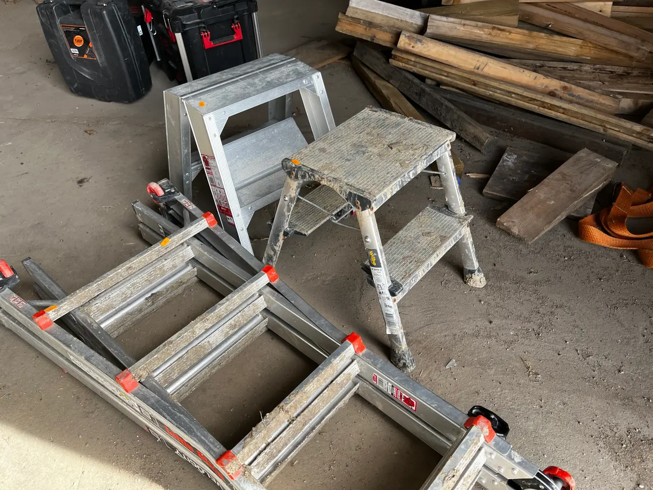 Billede 3 - Foldestige inkl. Trappestie JUMBO