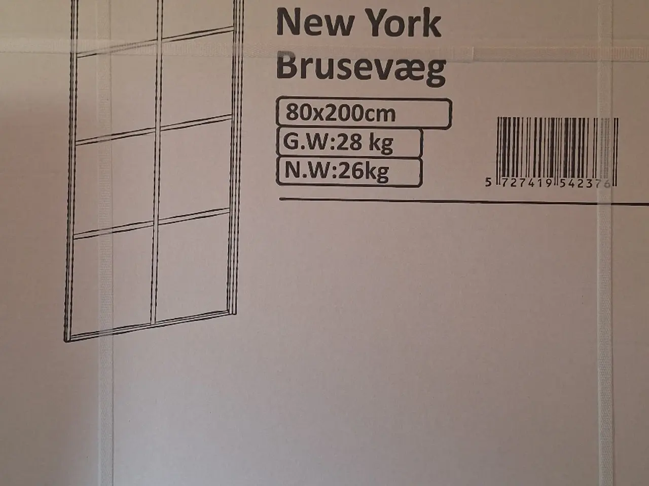 Billede 2 - New York brusevæg - stadig i original emballage!