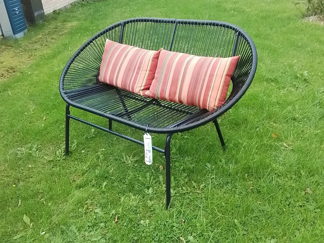Billede 1 - Outsunny havesofa, 2-pers., sort
