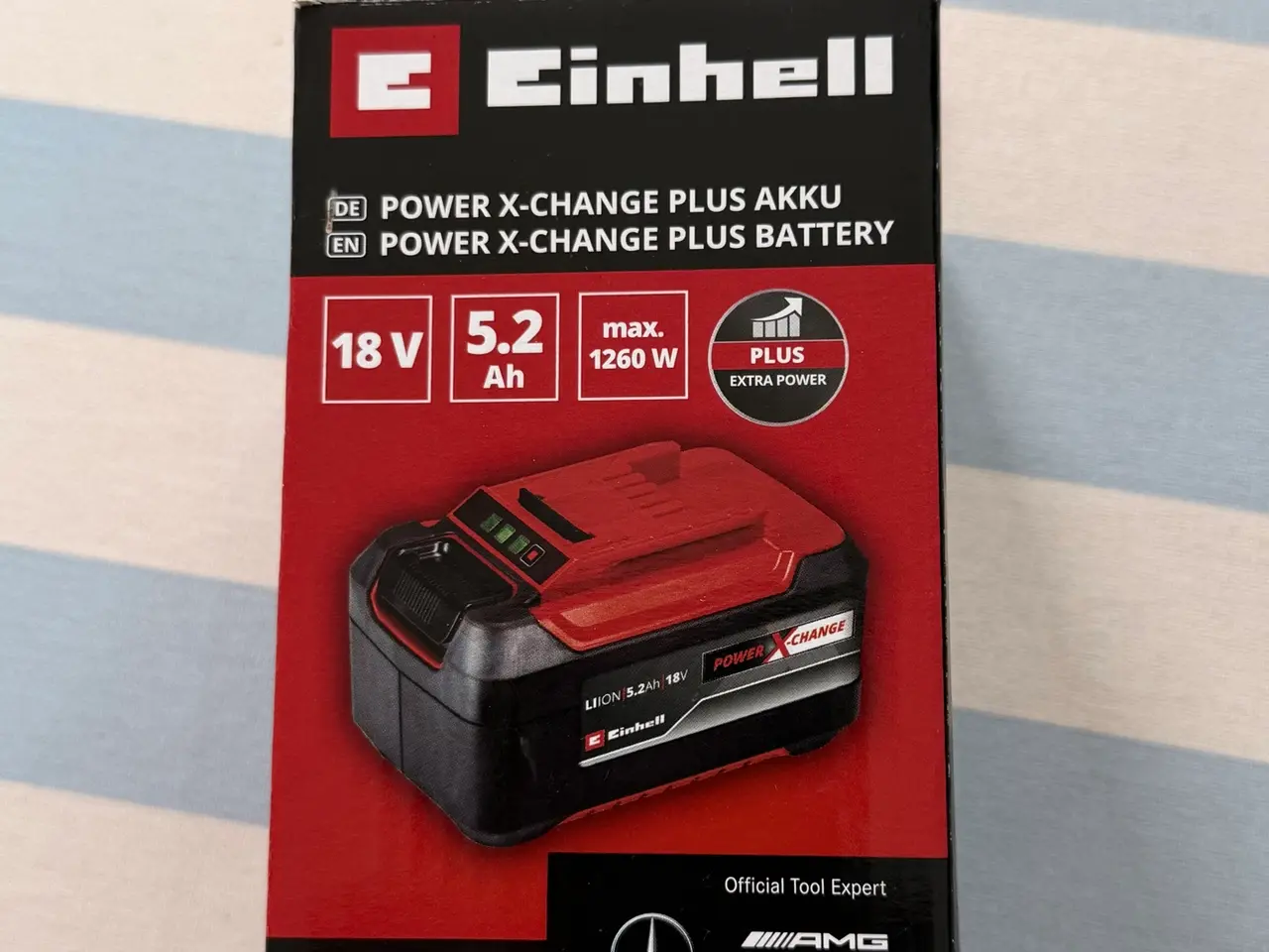 Billede 3 - Einhell, Batteri, 18 V/5,2 Ah, Power X-Change Plus