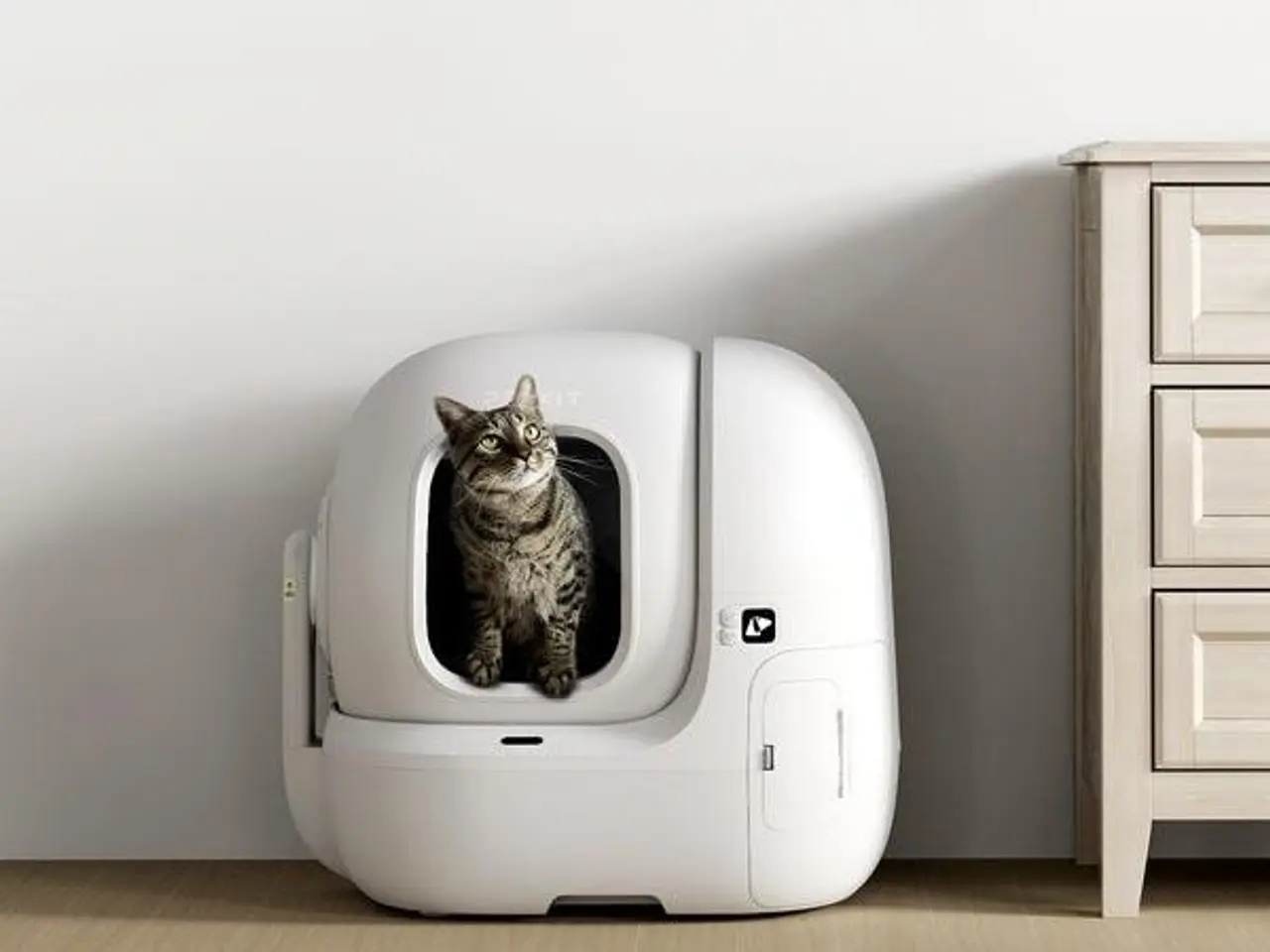 Billede 2 - PETKIT Purobot Max Pro - åben kattebakke, hvid