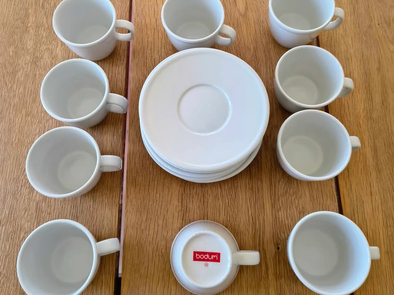 Billede 1 - Bodum kopper og underkopper 10 stk. 