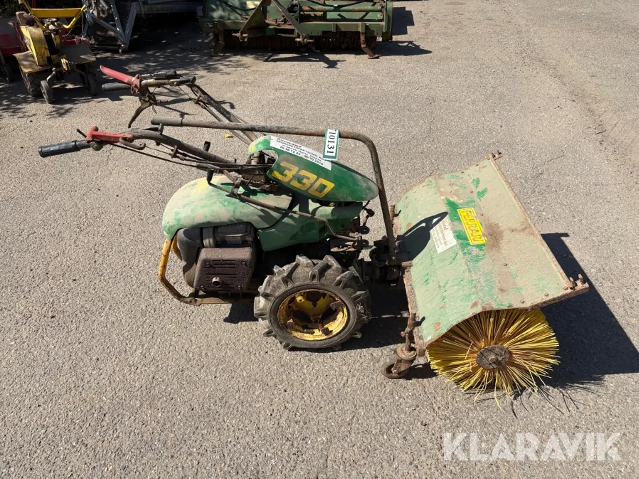 Billede 6 - 2-hjulet traktor Ferrari 330 med kost