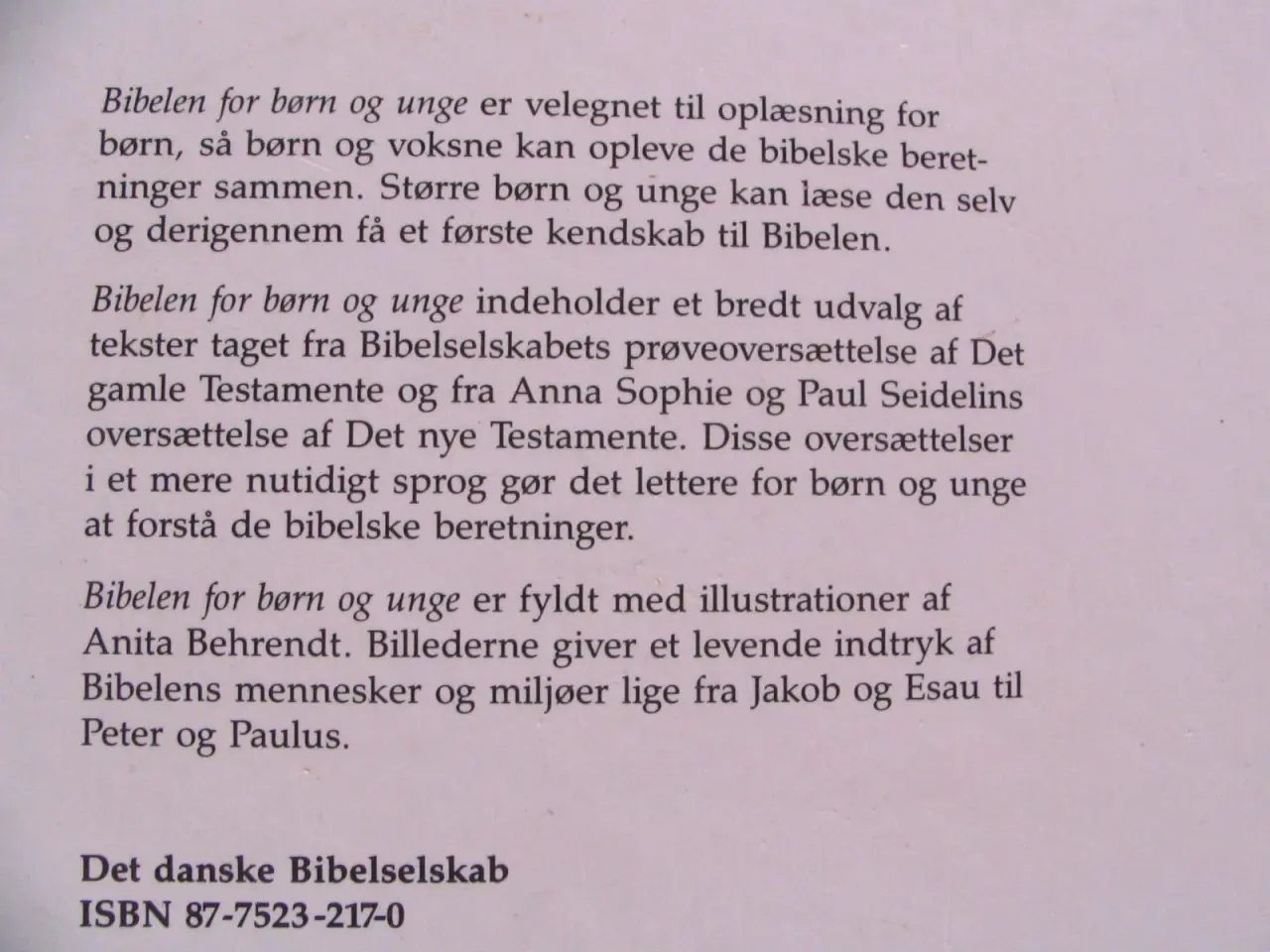 Billede 8 - Bibelen for børn og unge