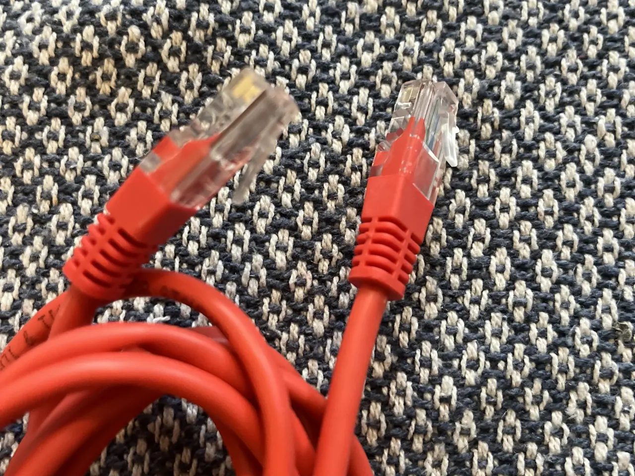 Billede 2 - Netværkskabel ethernetkabel 3 m rød CAT 5E