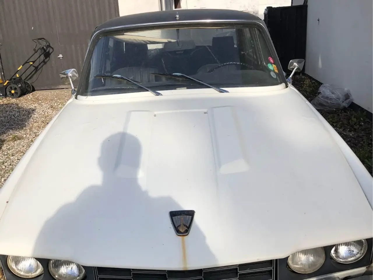 Billede 1 - Rover v8 med sorte plader