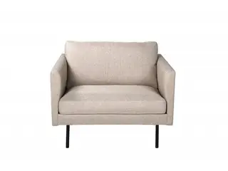 Zoom Lænestol - Beige og Sort