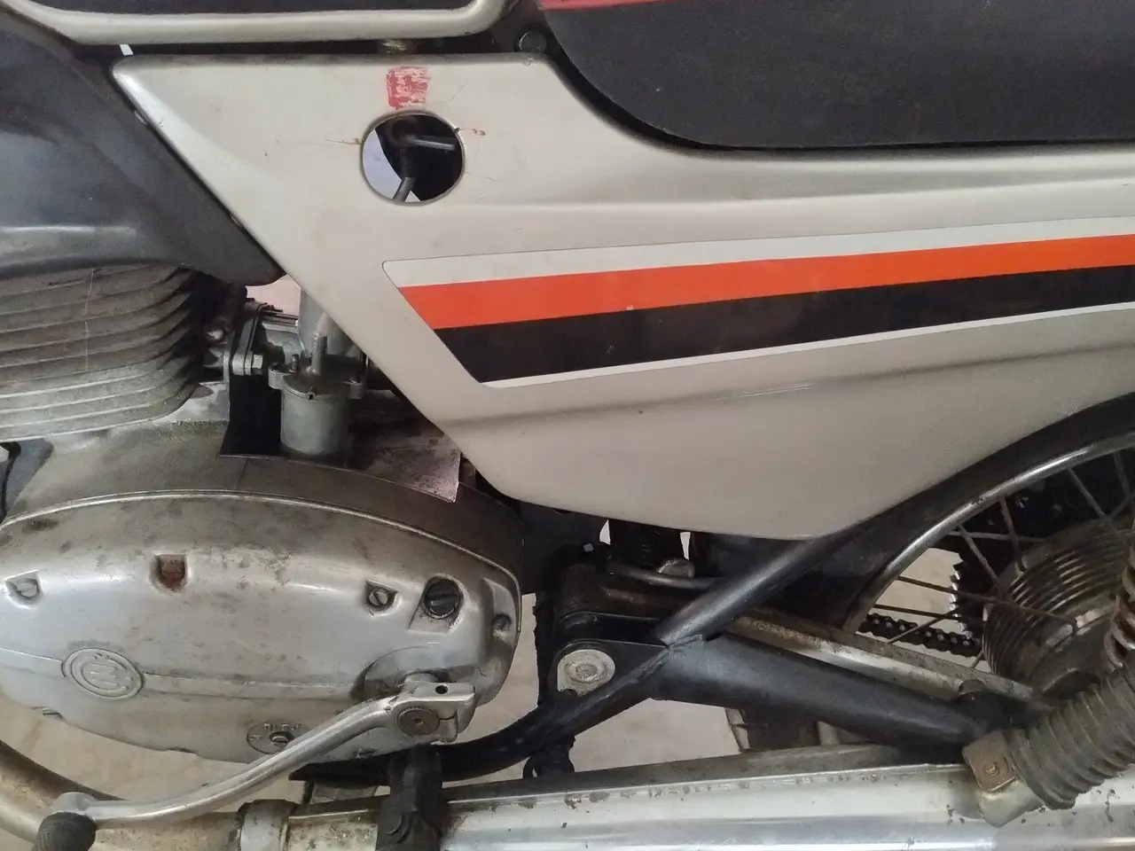 Billede 5 - CZ 180 CC klargjort til syn Kører fint 