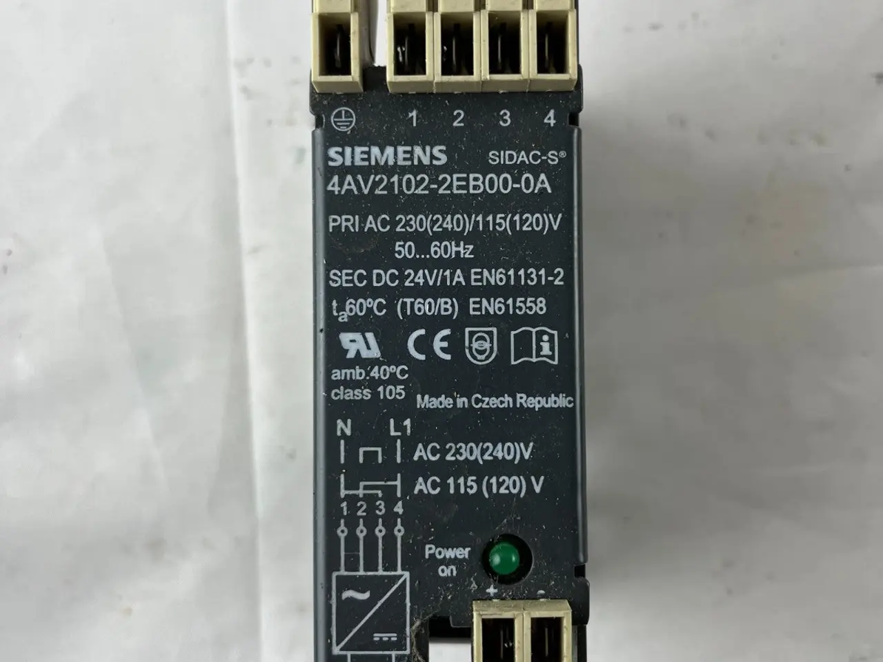 Billede 2 - Siemens SIDAC-S 4AV2102-2EB00-0A strømforsyning DC