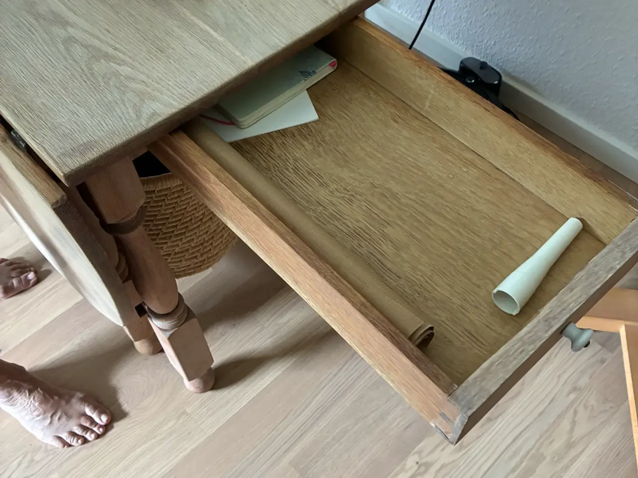 Billede 6 - Egetræ klap. bord