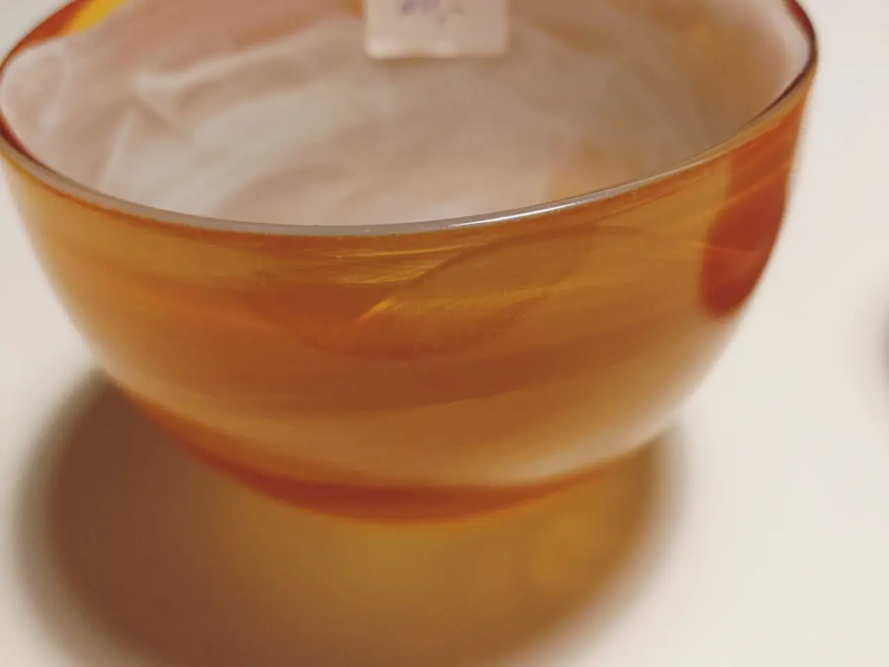 Billede 1 - glasskål orange ø 10