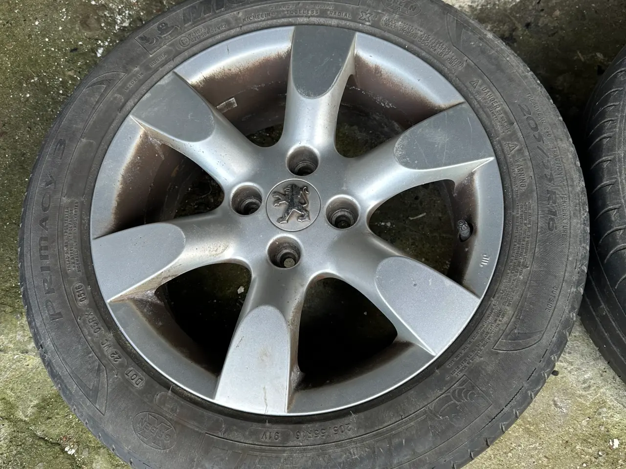 Billede 3 - 4 x Peugeot Alu fælge