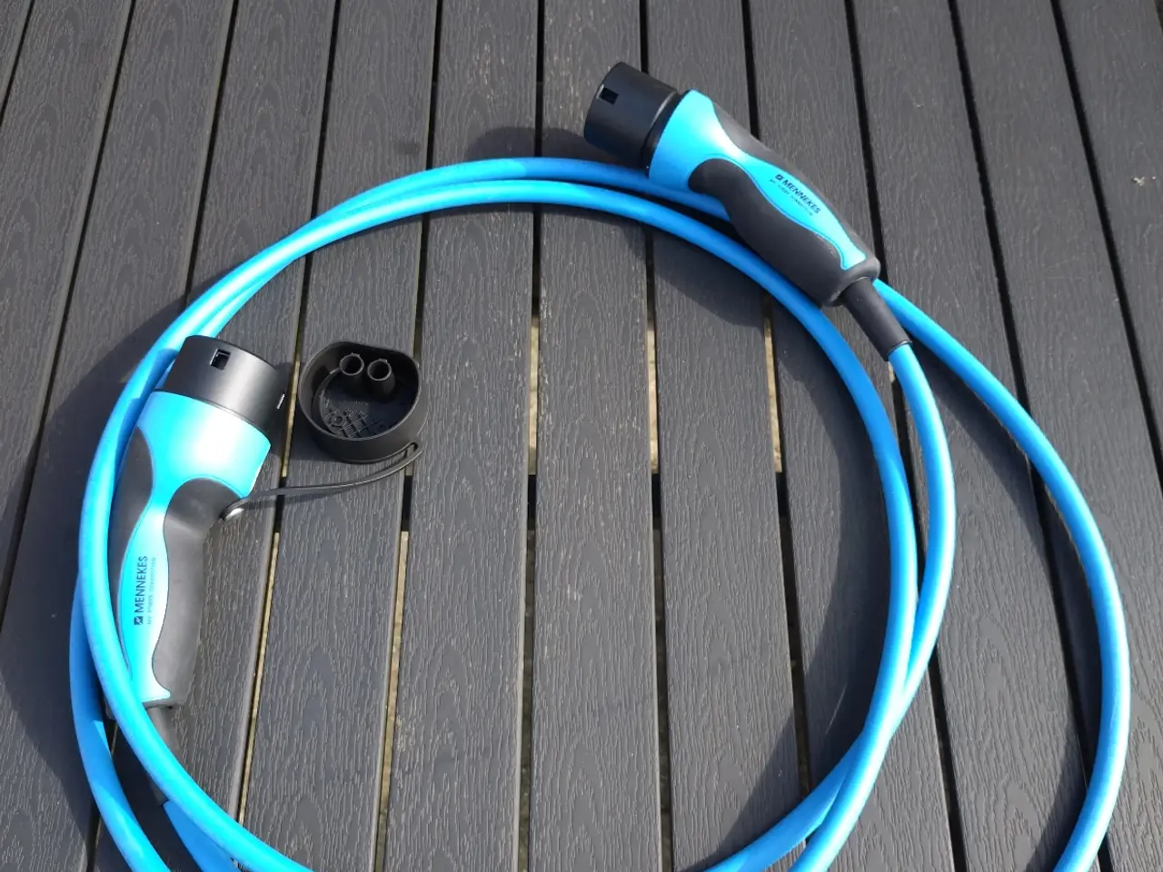 Billede 1 - 4 meter Mennekes ladekabel (Type 2/ Mode 3)