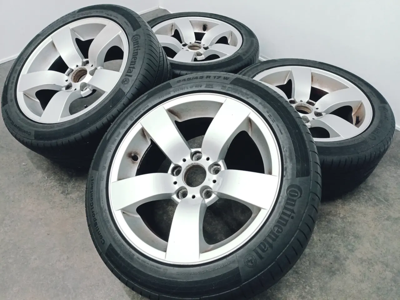 Billede 2 - 5x120 17" ET20 nav 72,6ø BMW style-122 sommersæt