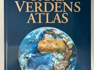 Gyldendals Store Verdens Atlas, i perfekt stand!