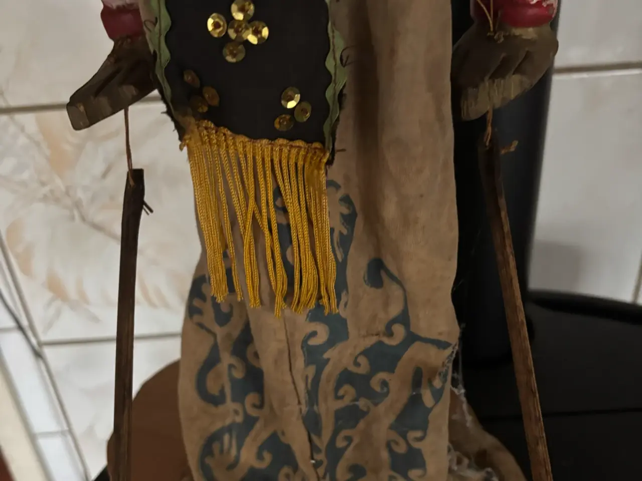 Billede 6 - Stor gammel wayang dukke