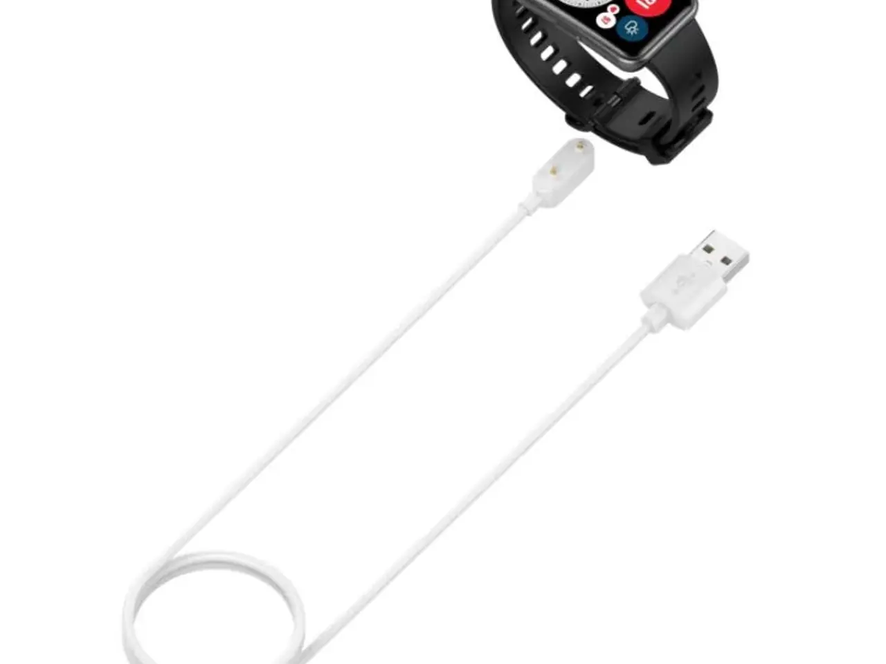 Billede 1 - Ladekabel til Huawei Watch Fit 2, hvidt