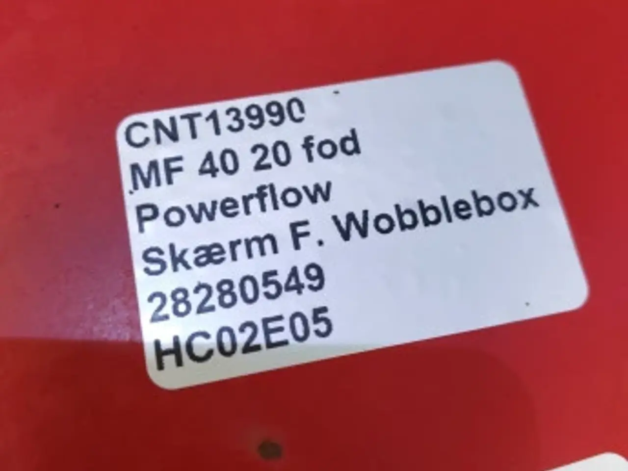 Billede 12 - Massey Ferguson 40 Powerflow 20 Fod Skærm 28280549