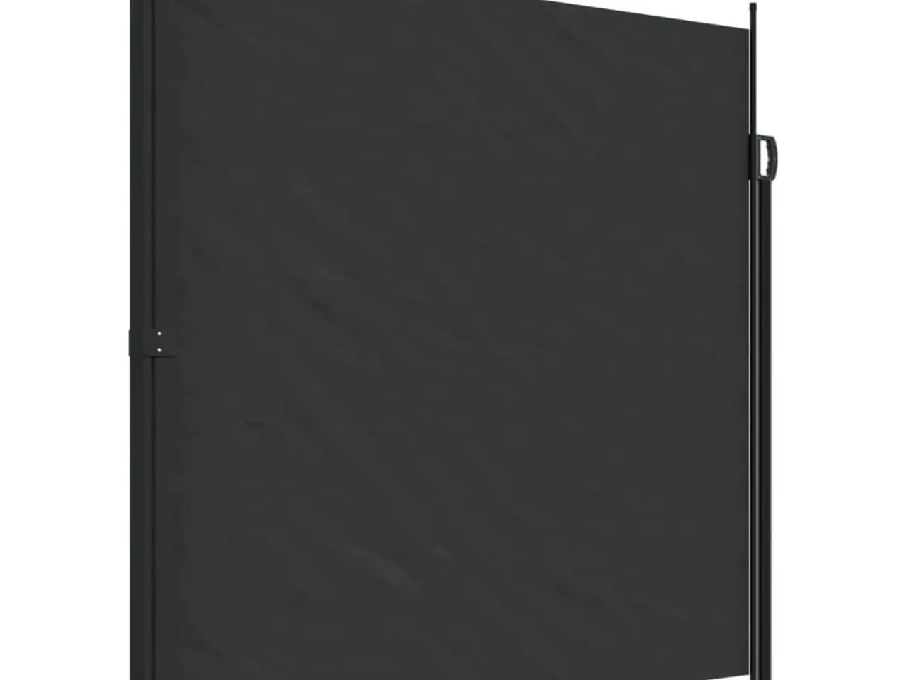 Billede 2 - Sidemarkise 200 × 300 cm - sammenrullelig, sort