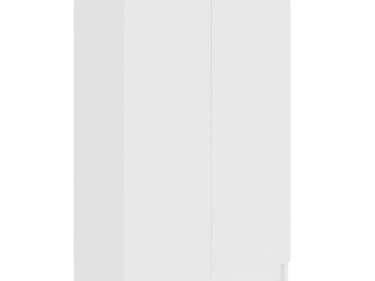 Billede 2 - Skoskab i hvid - 59 × 35 × 100,5 cm, konstrueret træ