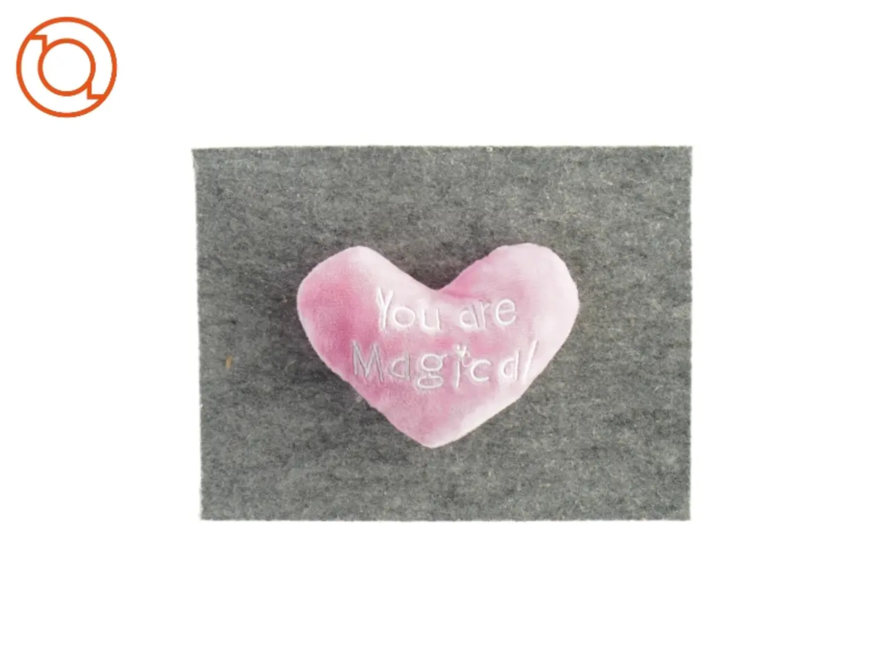 Billede 1 - Hjerte pude (str. LB: 12x10 cm)