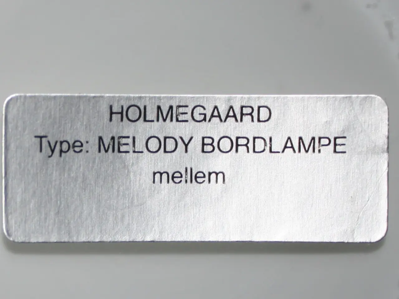 Billede 9 - Bordlampe fra Holmegaard "Melody"