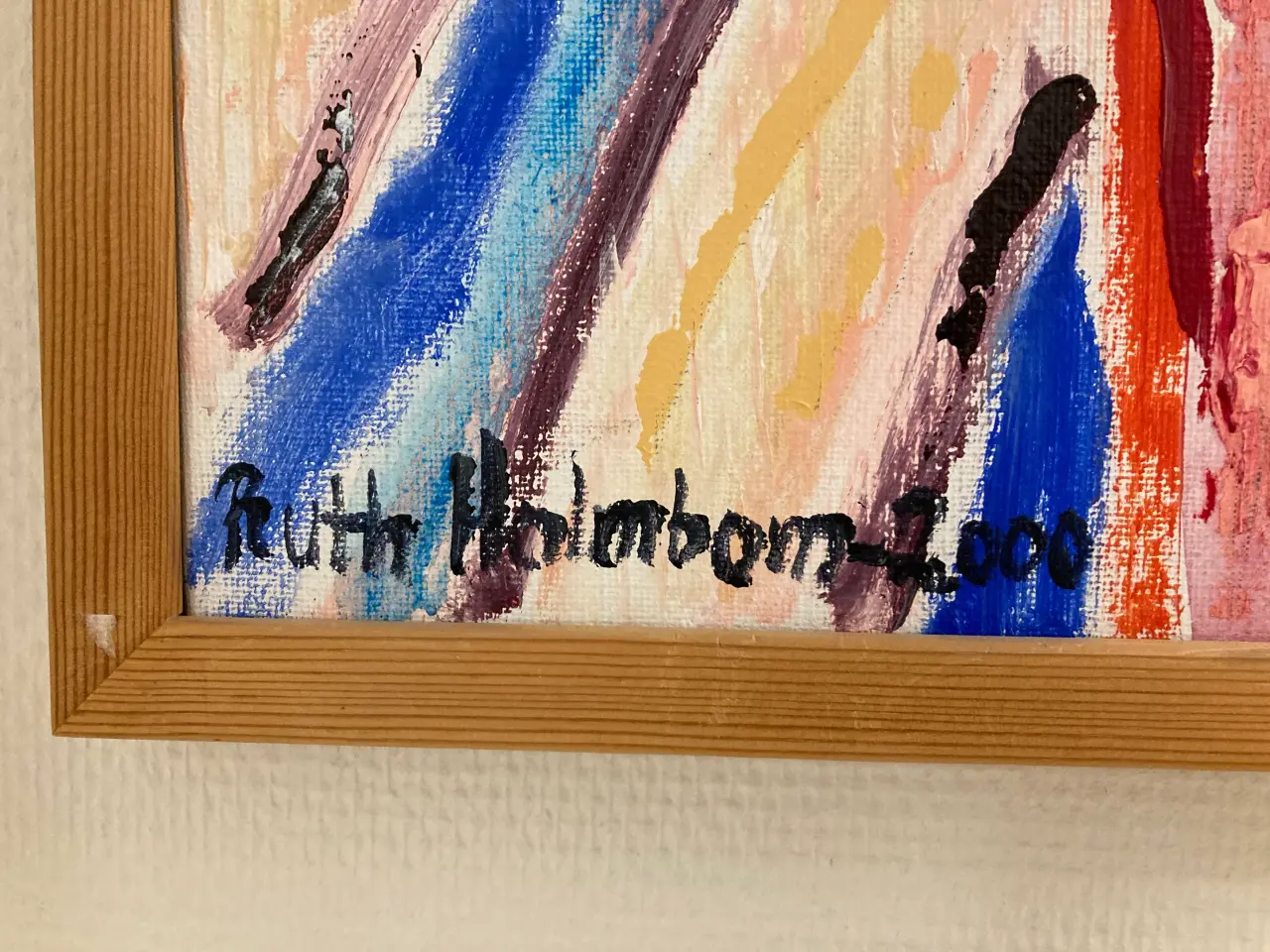 Billede 2 - Maleri Ruth Holmbom Bornholm