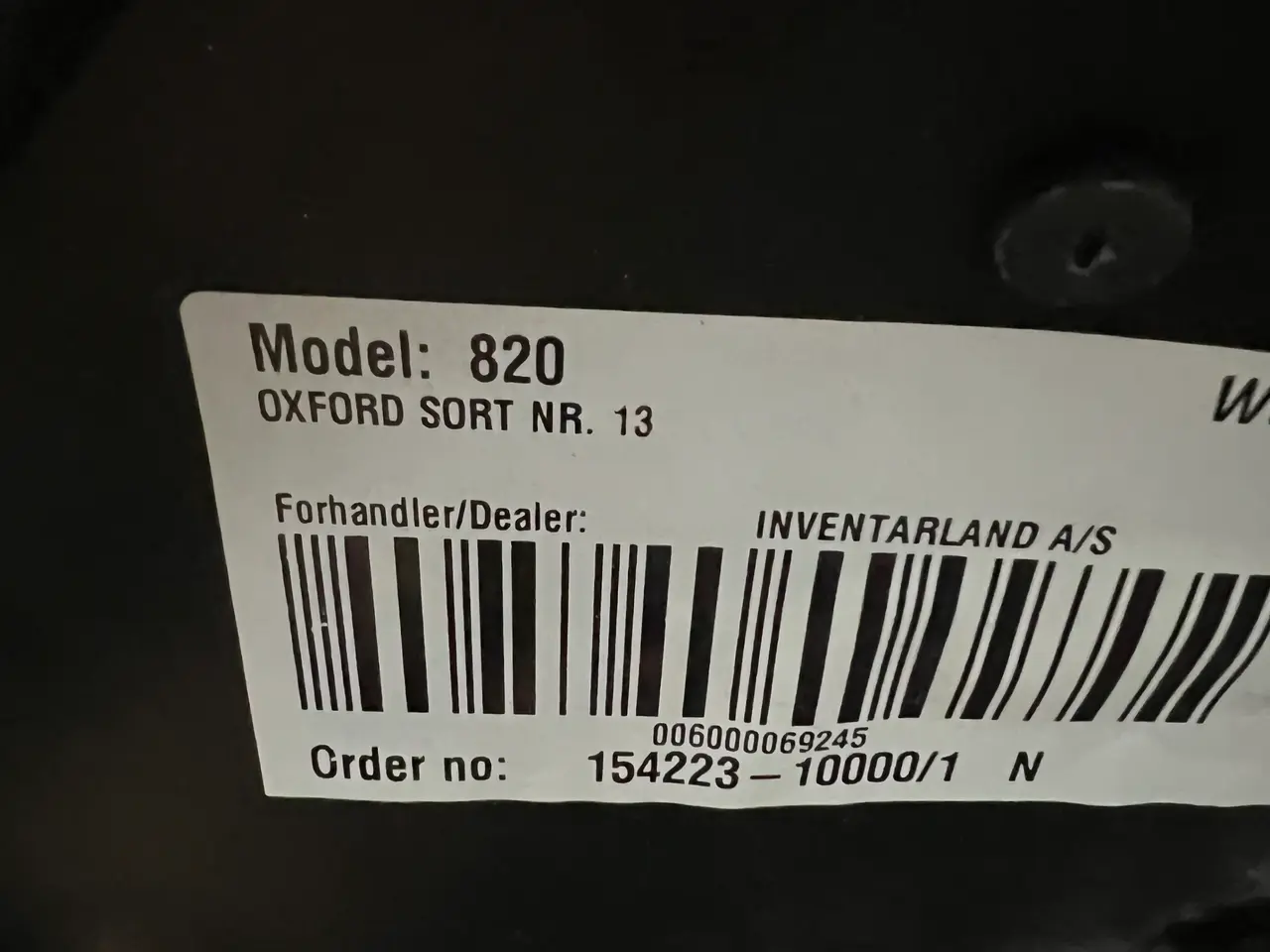 Billede 4 - Rabami Oxford 820 kontorstol