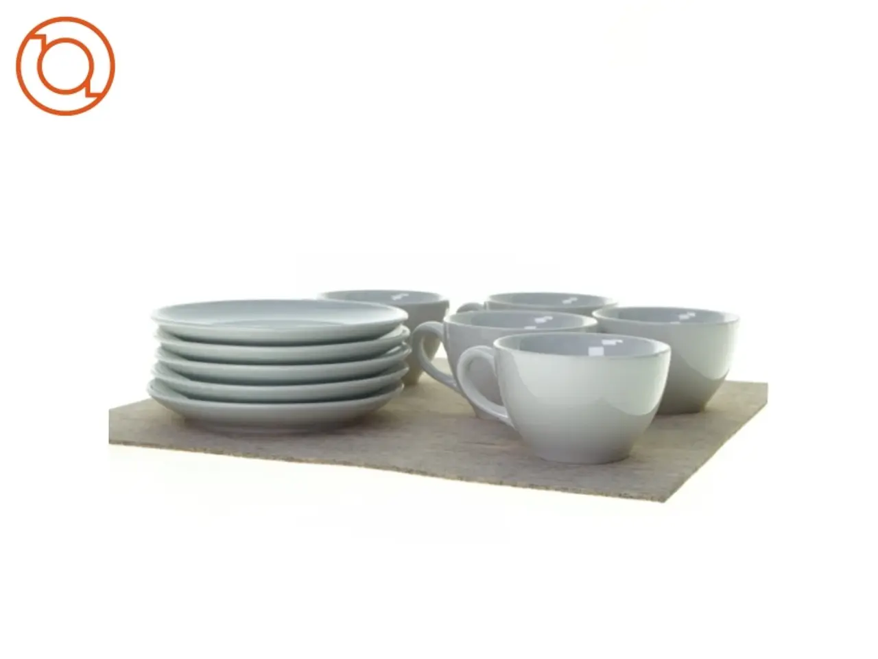 Billede 1 - Kaffe kopper med underkopper fra blu villeroy & boch (str. Kop 10 x 7 cm underkop 17 cm)
