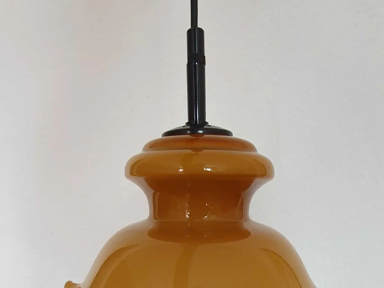 Billede 1 - Skøn lampe i opalglas 🤎 NEDSAT!!! SOLGT SOLGT !!!