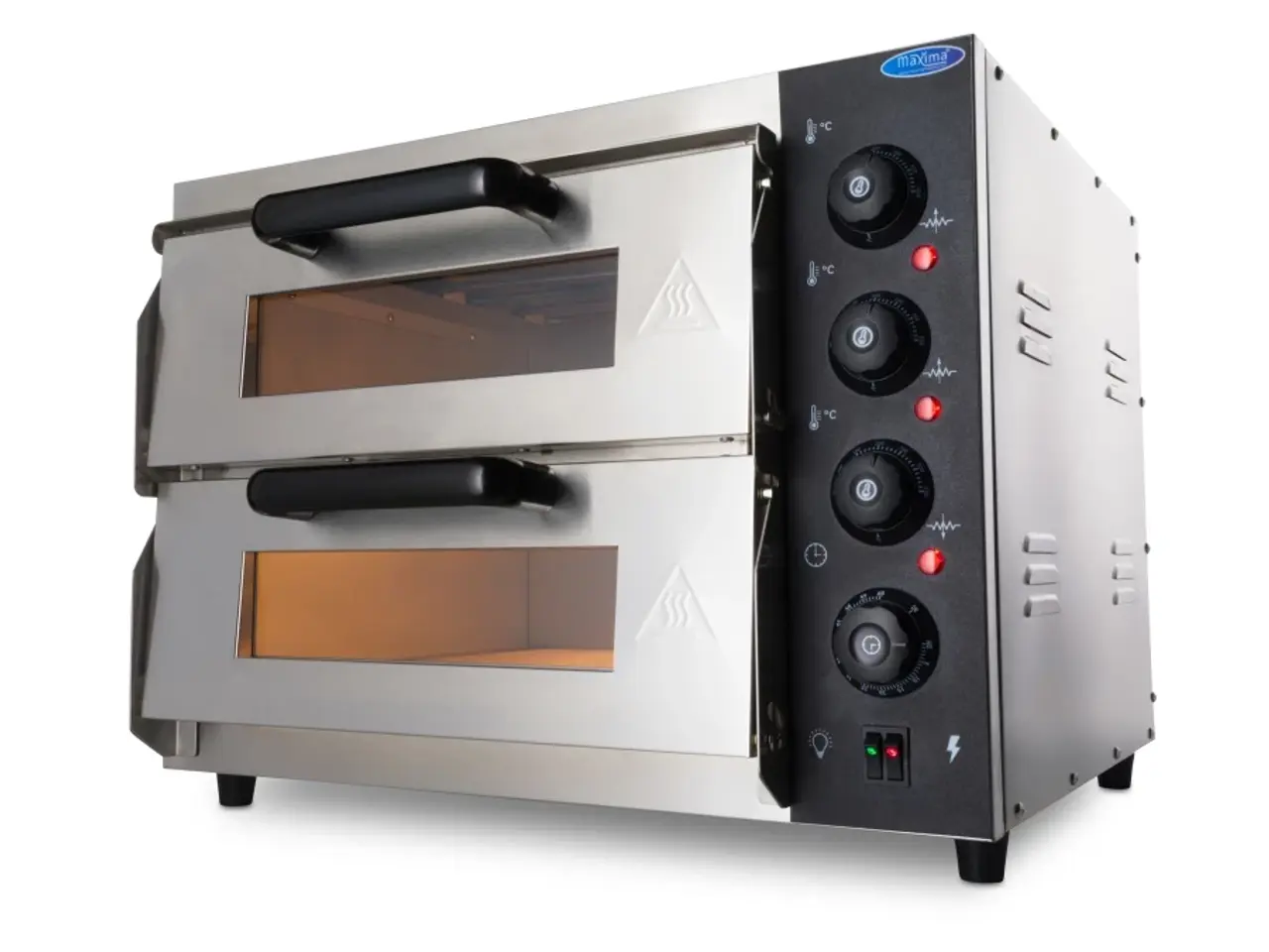 Billede 2 - Kompakt pizzaovn 2 x 40 cm – 230 V