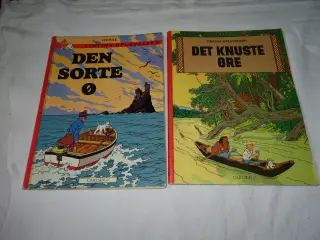 2 tTintin nr 15-18 70 kr stk