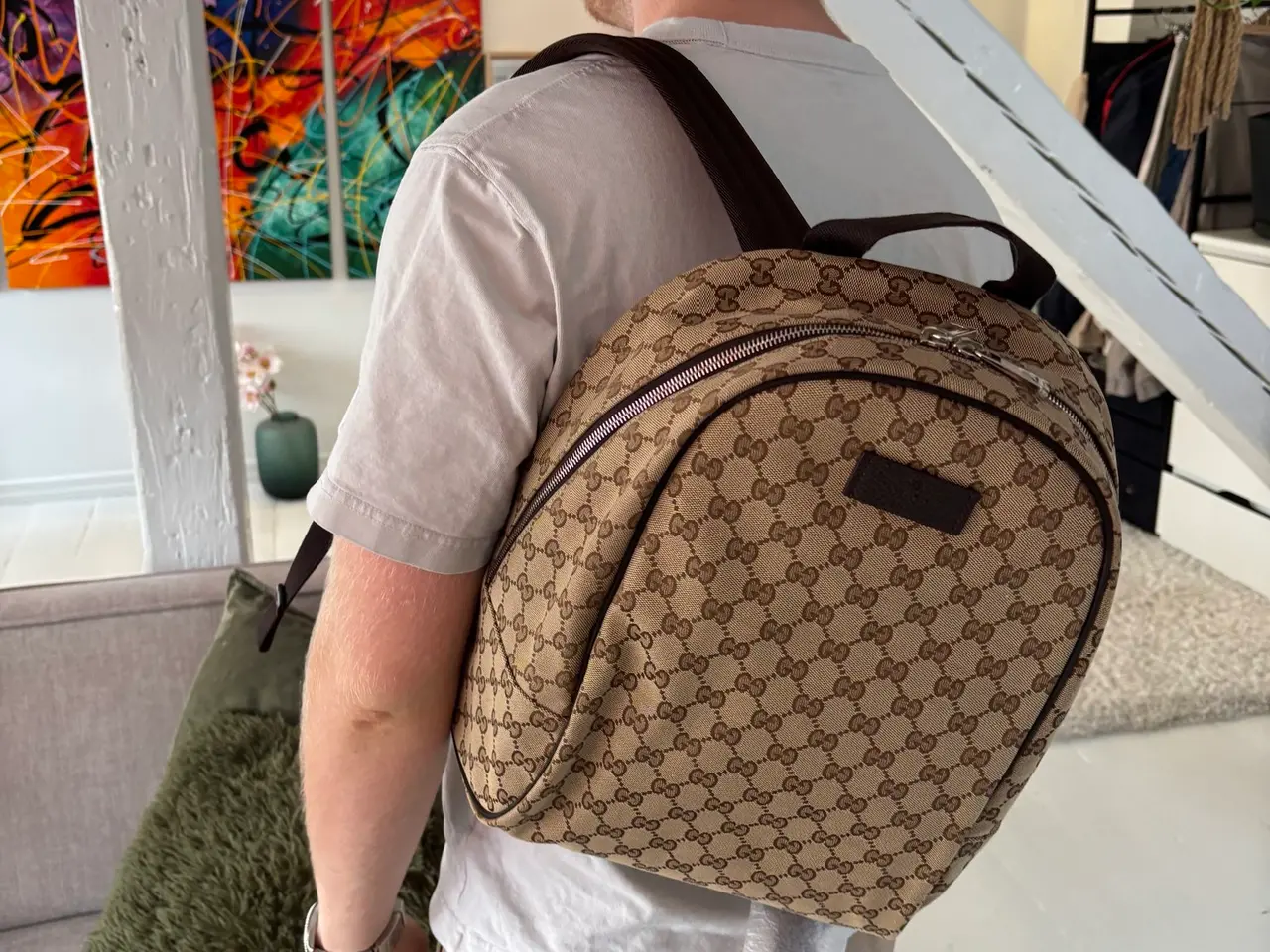 Billede 6 - Gucci rygsæk i GG canvas – fremstår ubrugt