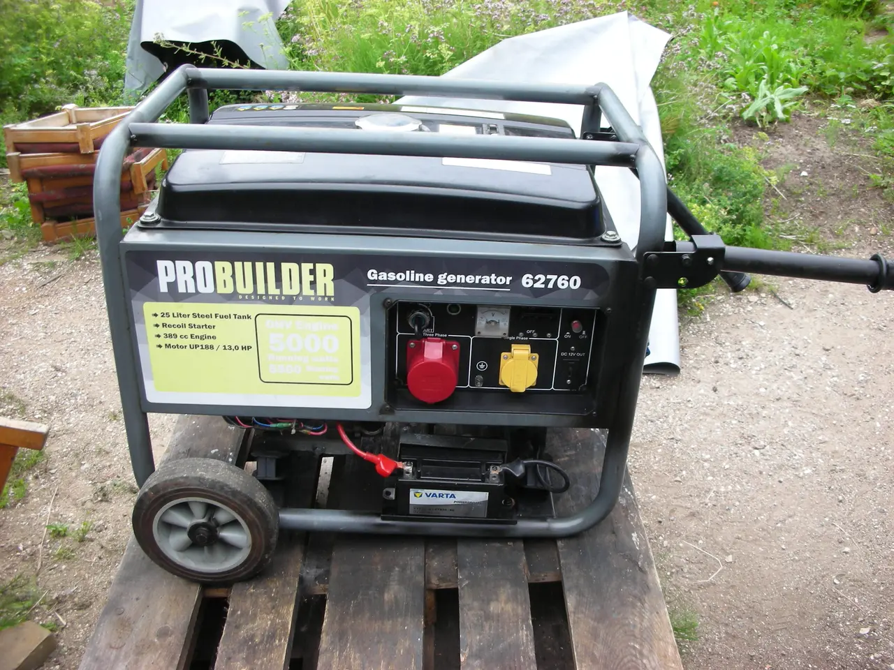 Billede 1 - 13hk Generator. 230/400/12v.