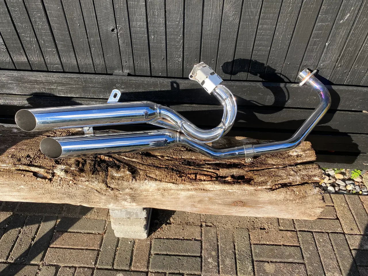 Billede 1 - Virago XV535, rustfri udstødning