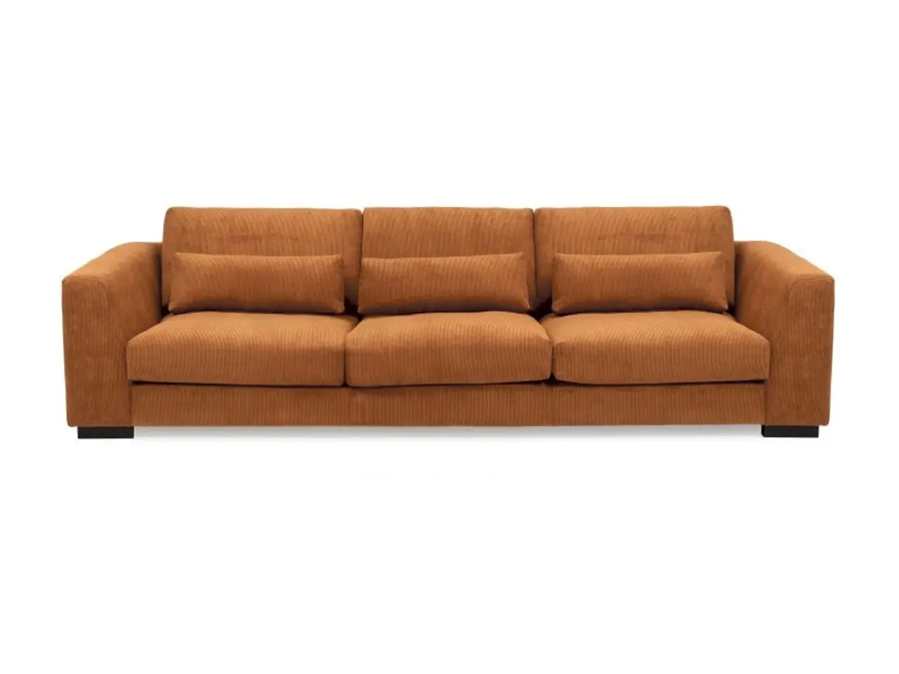Billede 1 - Skive 3 pers Fløjl sofa