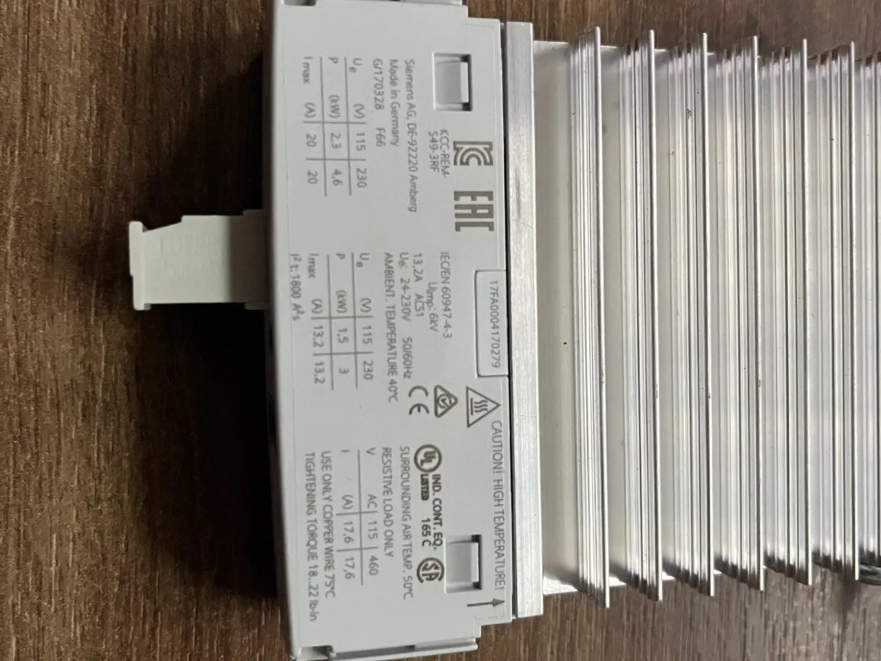 Billede 6 - Siemens Sirius 3RF2320-1AA02 Solid State relæ -