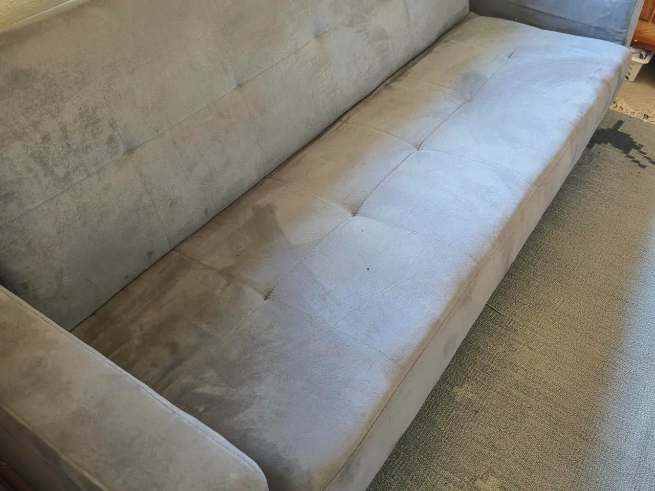 Billede 2 - Sovesofa, grå, stof