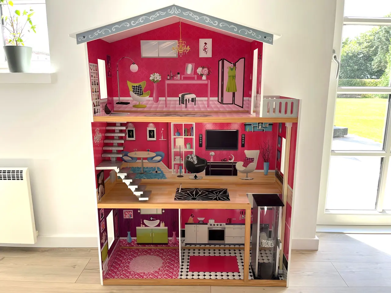 Billede 7 - Barbiehus, Barbiedukkehus